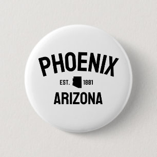 Chapa Redonda De 5 Cm Phoenix - Arizona - Estados Unidos de América