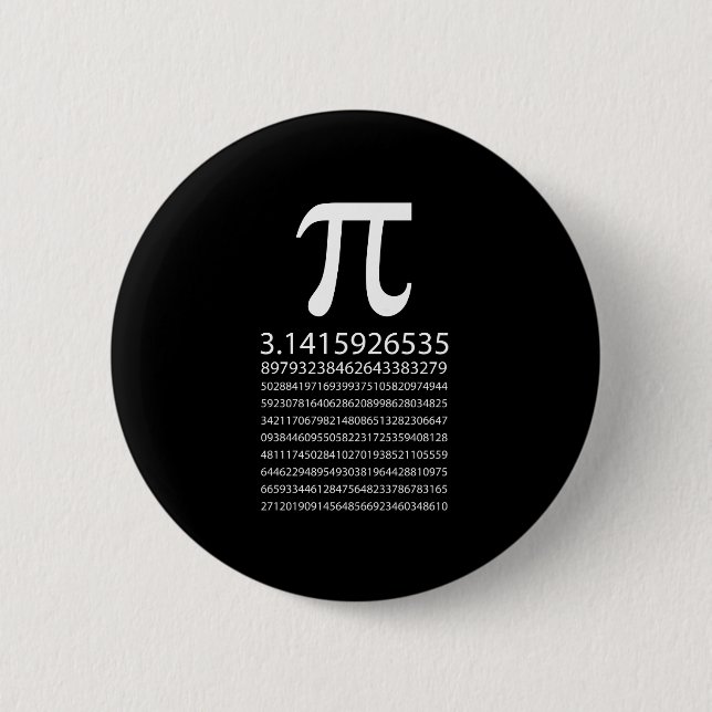 Chapa Redonda De 5 Cm Pi (Anverso)