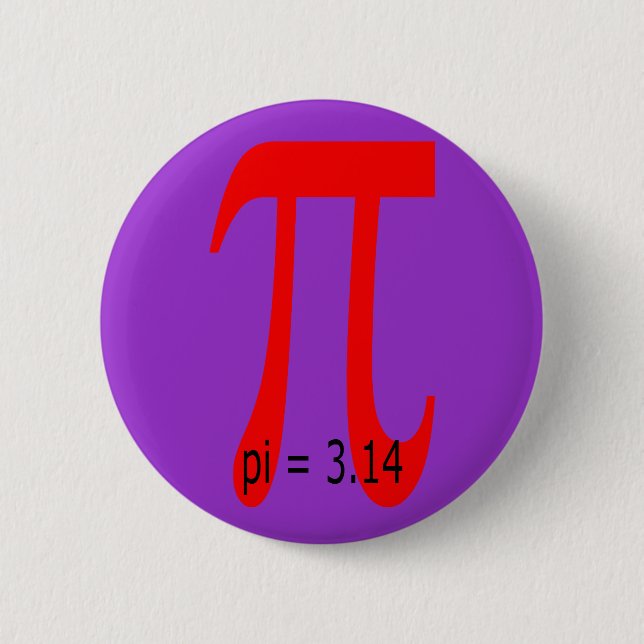 Chapa Redonda De 5 Cm pi = 3,14159265 (Anverso)