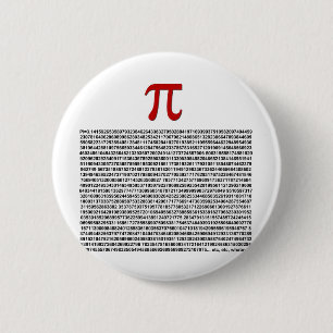 Chapa Redonda De 5 Cm ¡Pi = 3,141592653589 etc etc… lo que!