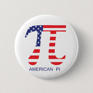 Chapa Redonda De 5 Cm Pi americano