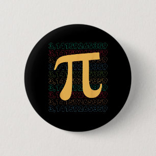 Chapa Redonda De 5 Cm Pi Day 3.14 Maestros Maestros de Ciencias Matemáti