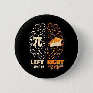 Chapa Redonda De 5 Cm Pi Day I Love Pie Math Lover Stuachers