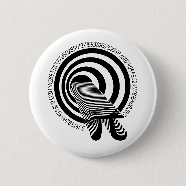 Chapa Redonda De 5 Cm Pi Day Math Geek Infinity (Anverso)