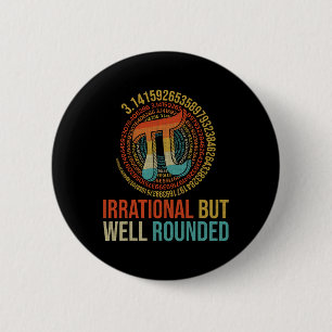 Chapa Redonda De 5 Cm Pi Day Math Lover