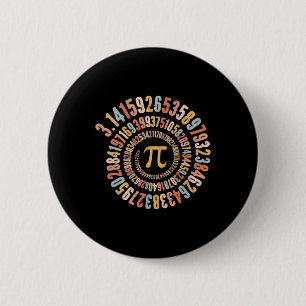Chapa Redonda De 5 Cm Pi Day Spiral Math Pi