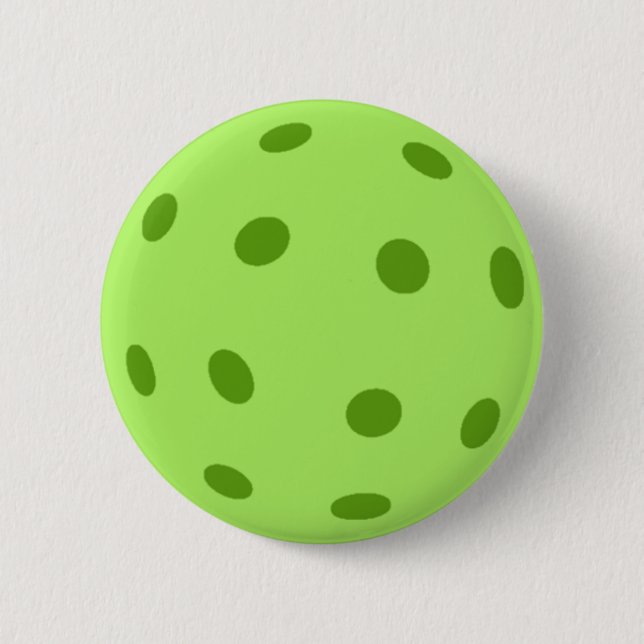 Chapa Redonda De 5 Cm Pickle Ball Gift Green Pickleball (Anverso)