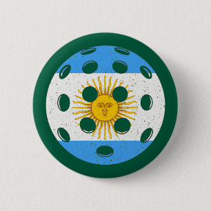 Chapa Redonda De 5 Cm pickleball argentino
