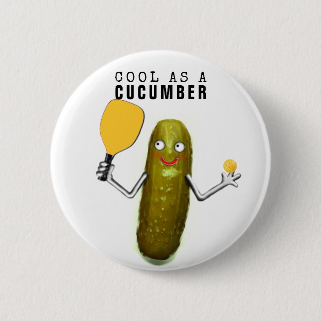 Chapa Redonda De 5 Cm pickleball collectible (Anverso)