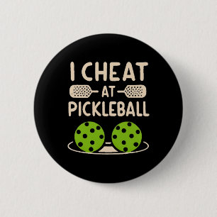 Chapa Redonda De 5 Cm Pickleball Divertido