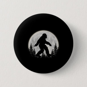 Chapa Redonda De 5 Cm Pie Grande En El Bosque Funny Sasquatch Luna Grand