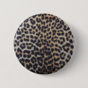 Chapa Redonda De 5 Cm Piel del leopardo