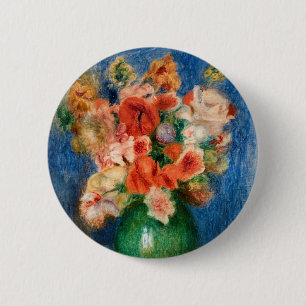 Chapa Redonda De 5 Cm Pierre-Auguste Renoir - Bouquet