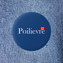 Chapa Redonda De 5 Cm Pierre Poilievre Bandera Oficial Canadiense