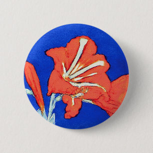 Chapa Redonda De 5 Cm Piet Mondrian - Pintura floral de arte fino Amaryl