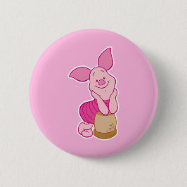 Chapa Redonda De 5 Cm Piglet Button