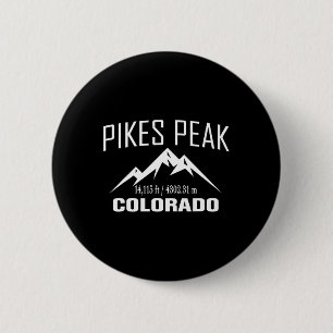 Chapa Redonda De 5 Cm Pikes Peak Colorado Club de Cumbre de Escalada al 