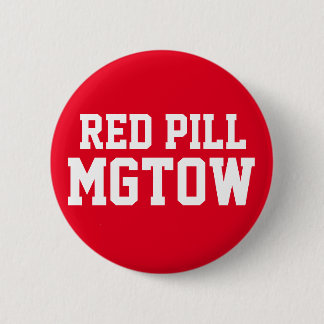 Chapa Redonda De 5 Cm Píldora roja MGTOW