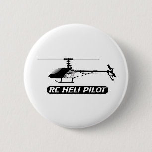 Chapa Redonda De 5 Cm Piloto del helicóptero de RC