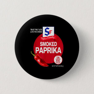 Chapa Redonda De 5 Cm Pimentón Ahumado Halloween Sce Disfraz Grupo Coinc