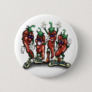 Chapa Redonda De 5 Cm Pimientas