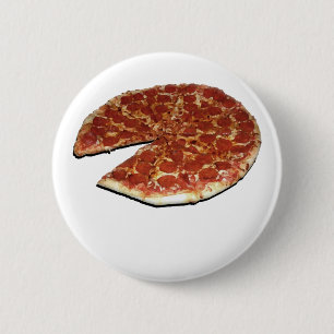 Chapa Redonda De 5 Cm Pin adaptable de la pizza