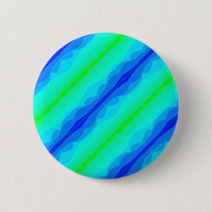 Chapa Redonda De 5 Cm Pin azul-verde/