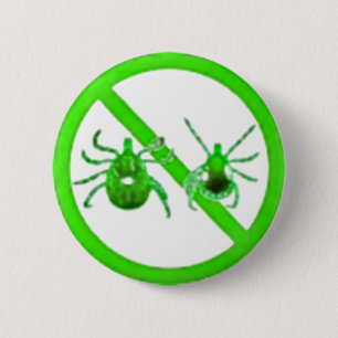 Chapa Redonda De 5 Cm Pin, conciencia de la enfermedad de Lyme (señales