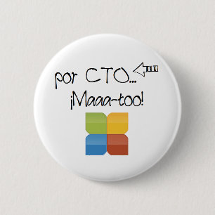 Chapa Redonda De 5 Cm Pin de academia CTO