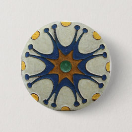 Chapa Redonda De 5 Cm Pin de azulejo vintage