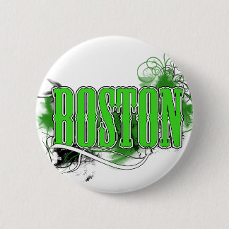 Chapa Redonda De 5 Cm Pin de Boston