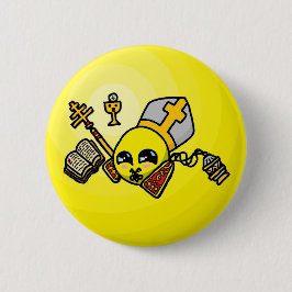 Chapa Redonda De 5 Cm Pin de Catholicball