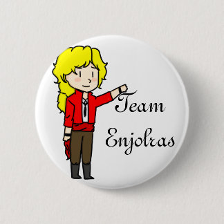 Chapa Redonda De 5 Cm Pin de Enjolras del equipo