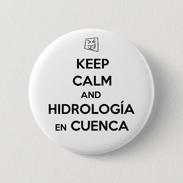 Chapa Redonda De 5 Cm Pin de hidrologia en cuenca (Anverso)