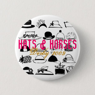 Chapa Redonda De 5 Cm Pin de Kentucky derby 09