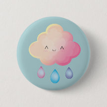 Pin de la nube de Kawaii