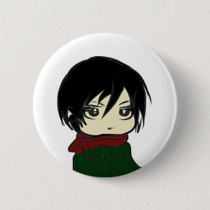 Chapa Redonda De 5 Cm Pin de Mikasa Ackerman