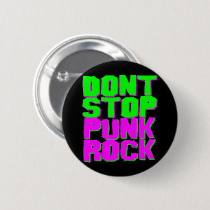 Chapa Redonda De 5 Cm Pin de Rock Punk Retro Vintage de los 80 No te Det