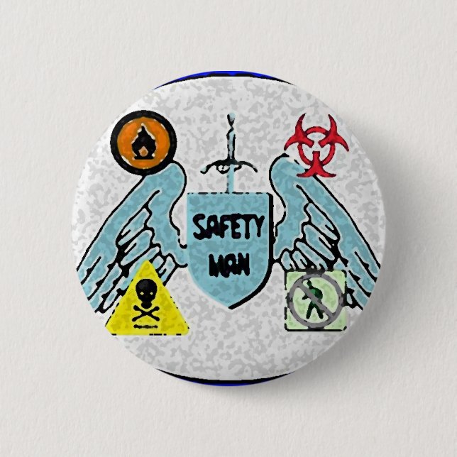 Chapa Redonda De 5 Cm Pin de seguridad (Anverso)