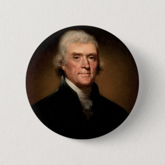 Chapa Redonda De 5 Cm Pin de Thomas Jefferson