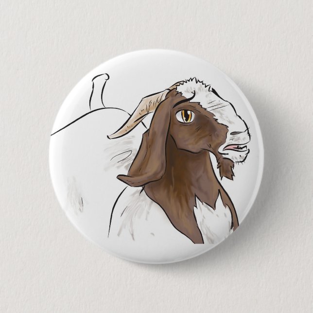 Chapa Redonda De 5 Cm Pin del Boer de Herbie (Anverso)