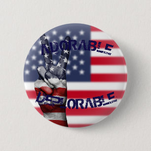 Chapa Redonda De 5 Cm Pin deplorable adorable