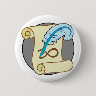 Chapa Redonda De 5 Cm Pin-En la insignia - saber