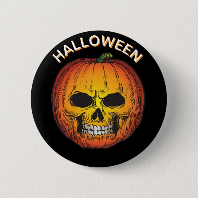 CHAPA REDONDA DE 5 CM PIN HALLOWEEN (Anverso)