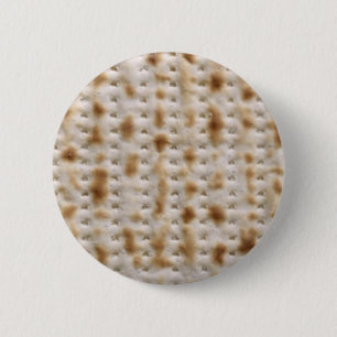 Chapa Redonda De 5 Cm Pin Matzo, medio redondo