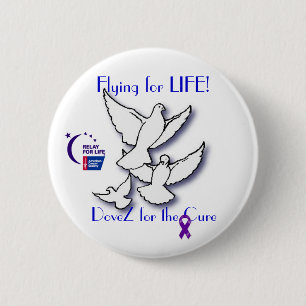 Chapa Redonda De 5 Cm Pin que camina