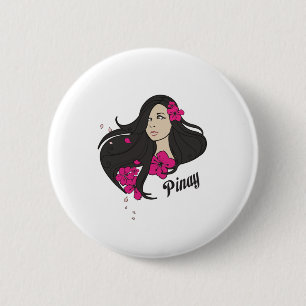 Chapa Redonda De 5 Cm Pinay