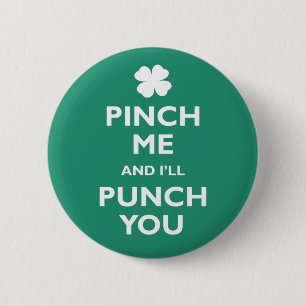 Chapa Redonda De 5 Cm Pinch Me Punch You