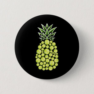 Chapa Redonda De 5 Cm Pineapple Aloha Bebe un regalo de tenis en Hawái -