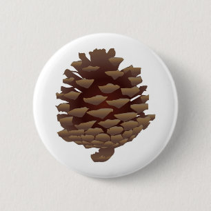 Chapa Redonda De 5 Cm Pinecona Rustica